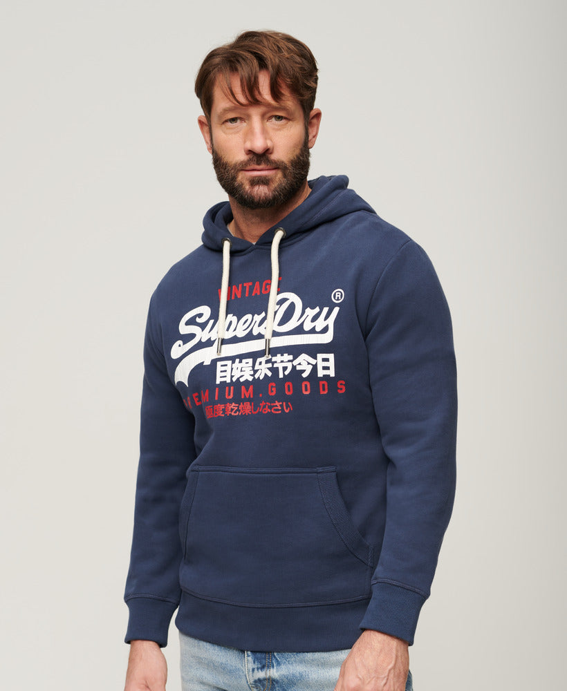 Vintage Logo Duo Hood | Lauren Navy