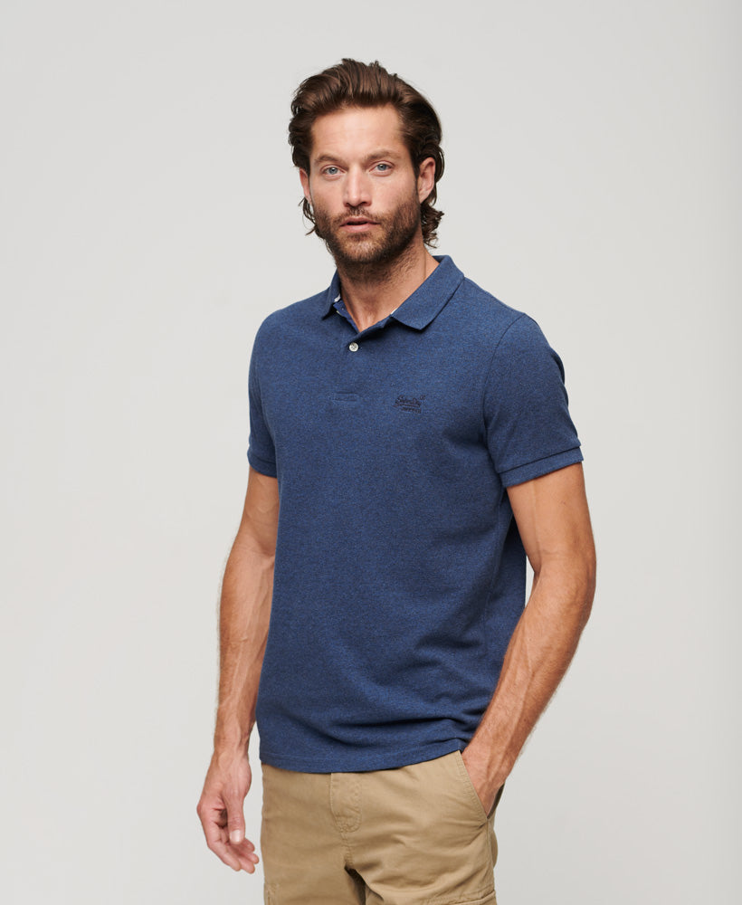 Classic Pique Polo | Bright Blue Marle
