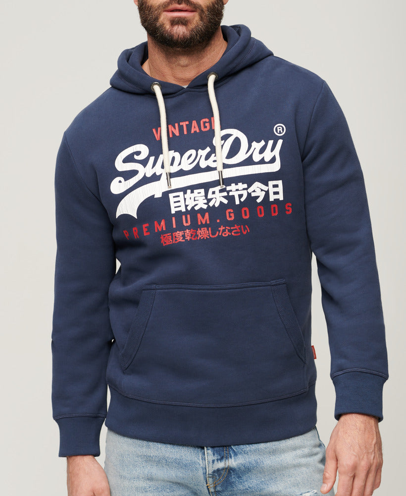 Vintage Logo Duo Hood | Lauren Navy