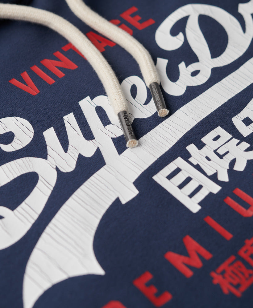 Vintage Logo Duo Hood | Lauren Navy