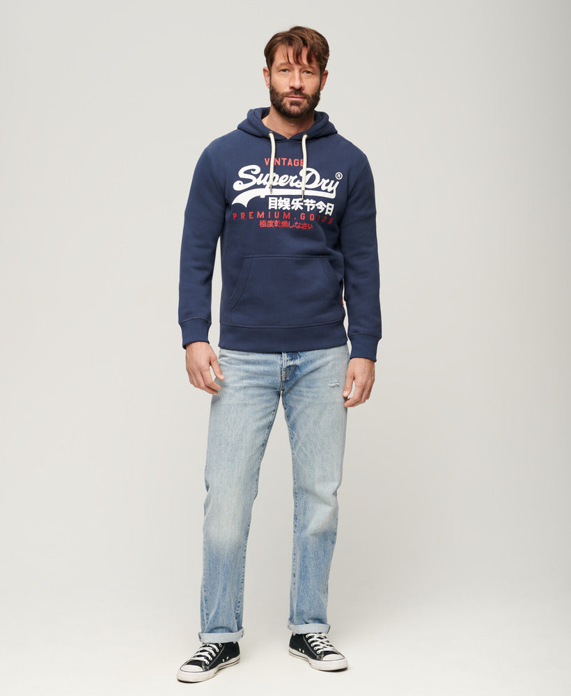 Vintage Logo Duo Hood | Lauren Navy