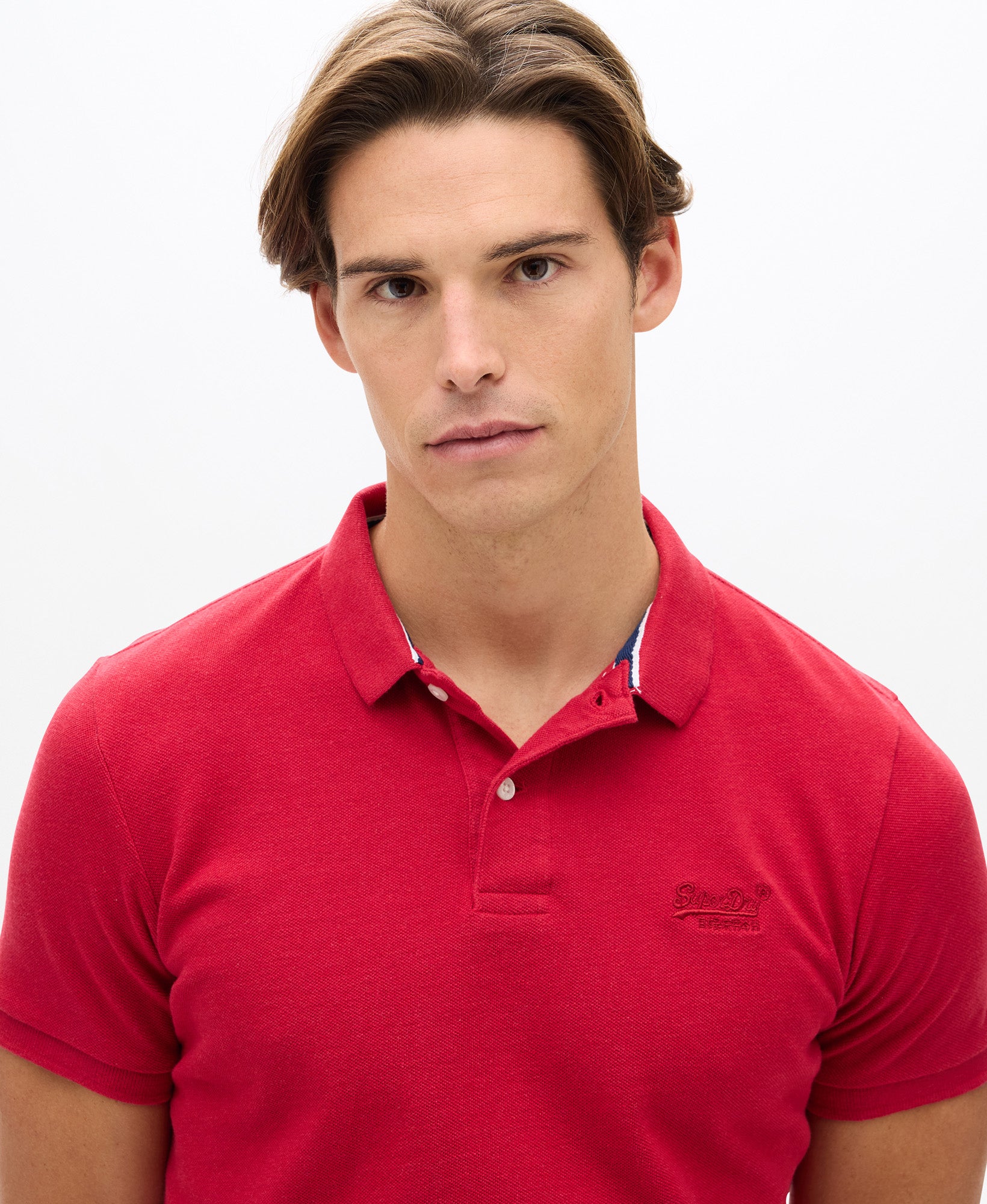 Classic Pique Polo | Hike Red Marle