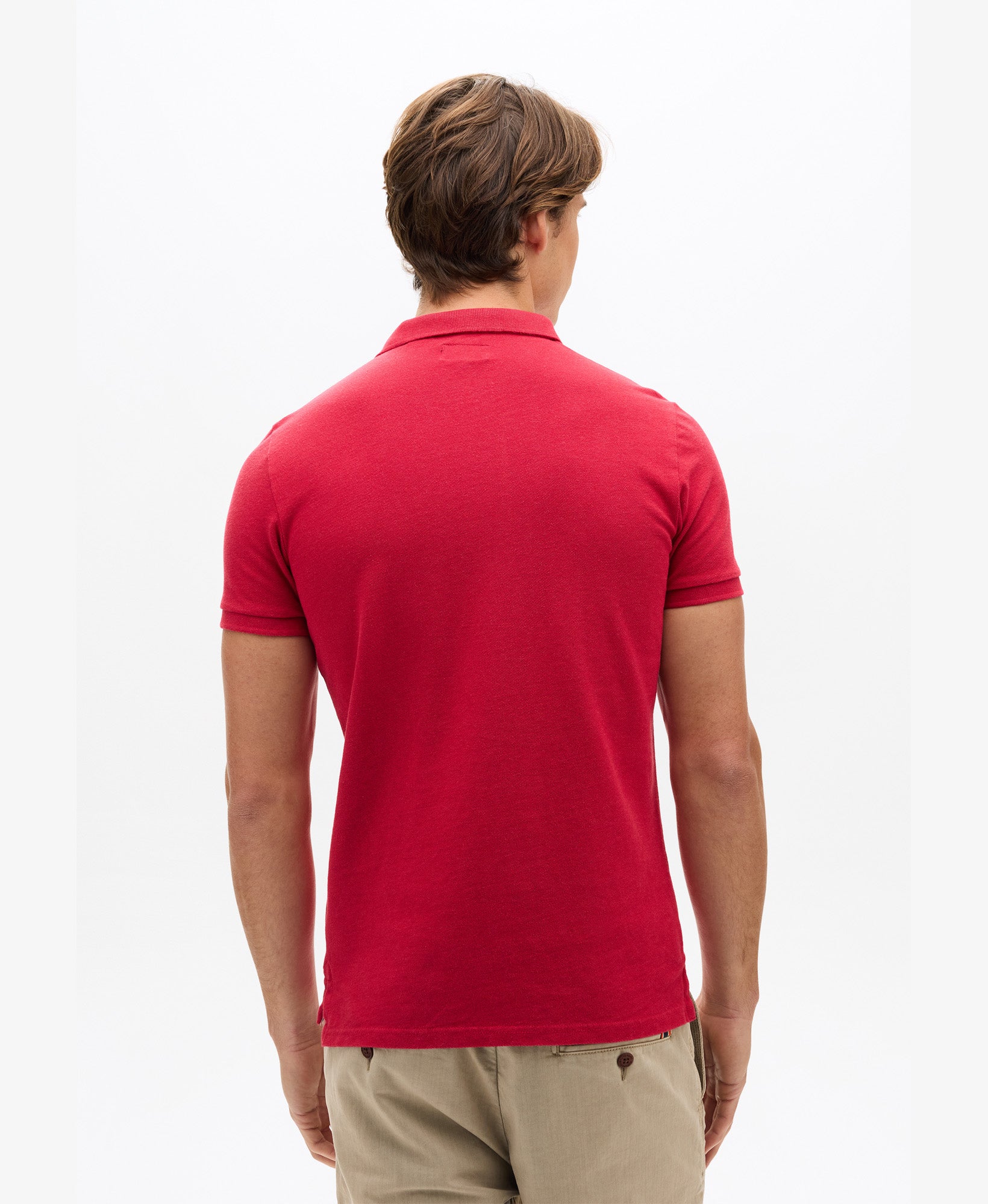 Classic Pique Polo | Hike Red Marle