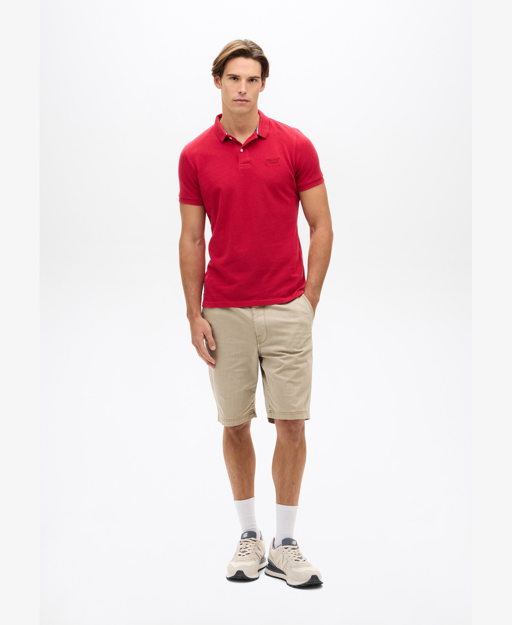 Classic Pique Polo | Hike Red Marle