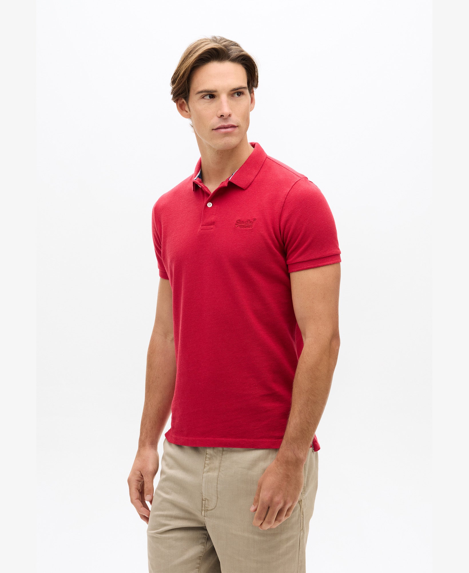 Classic Pique Polo | Hike Red Marle