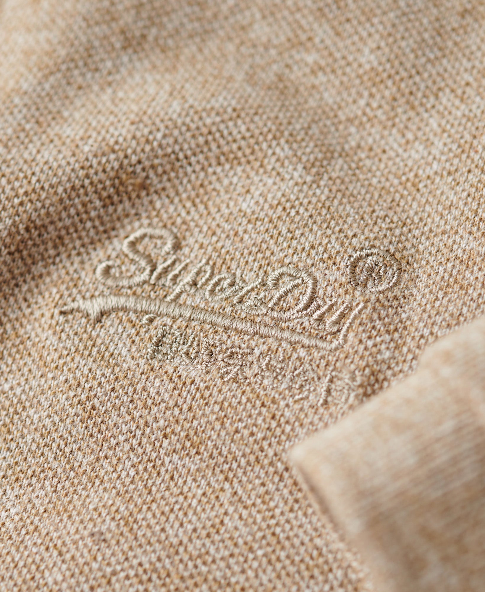 Classic Pique Polo | Tan Brown Fleck Marle