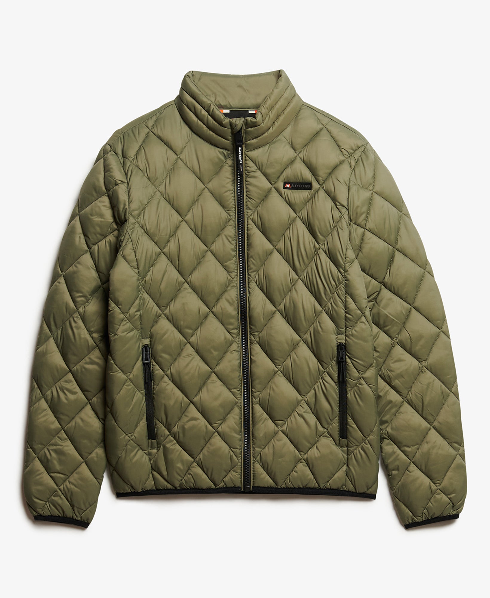Diamond Quilt Fuji Lite Jacket | Dusty Olive Green