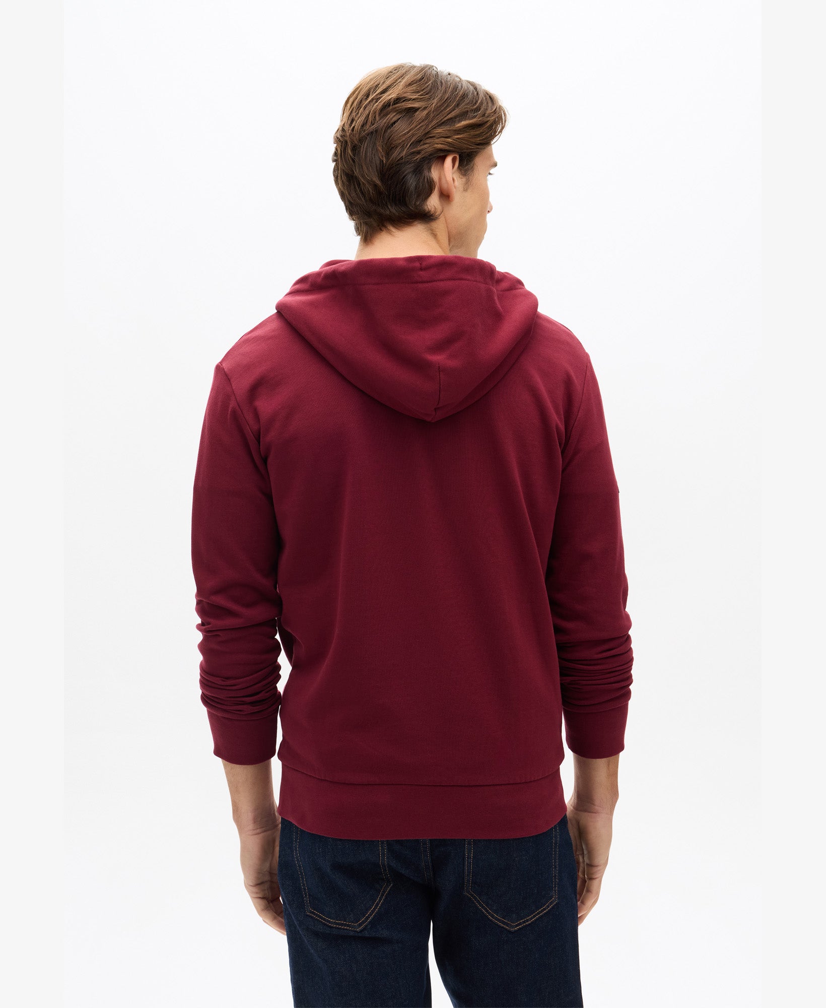 Plain Zip Hood | Stanton Red