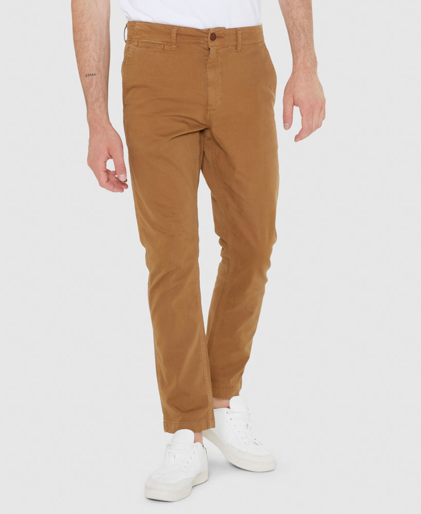 Officer Slim Chino Pants | Sandstone