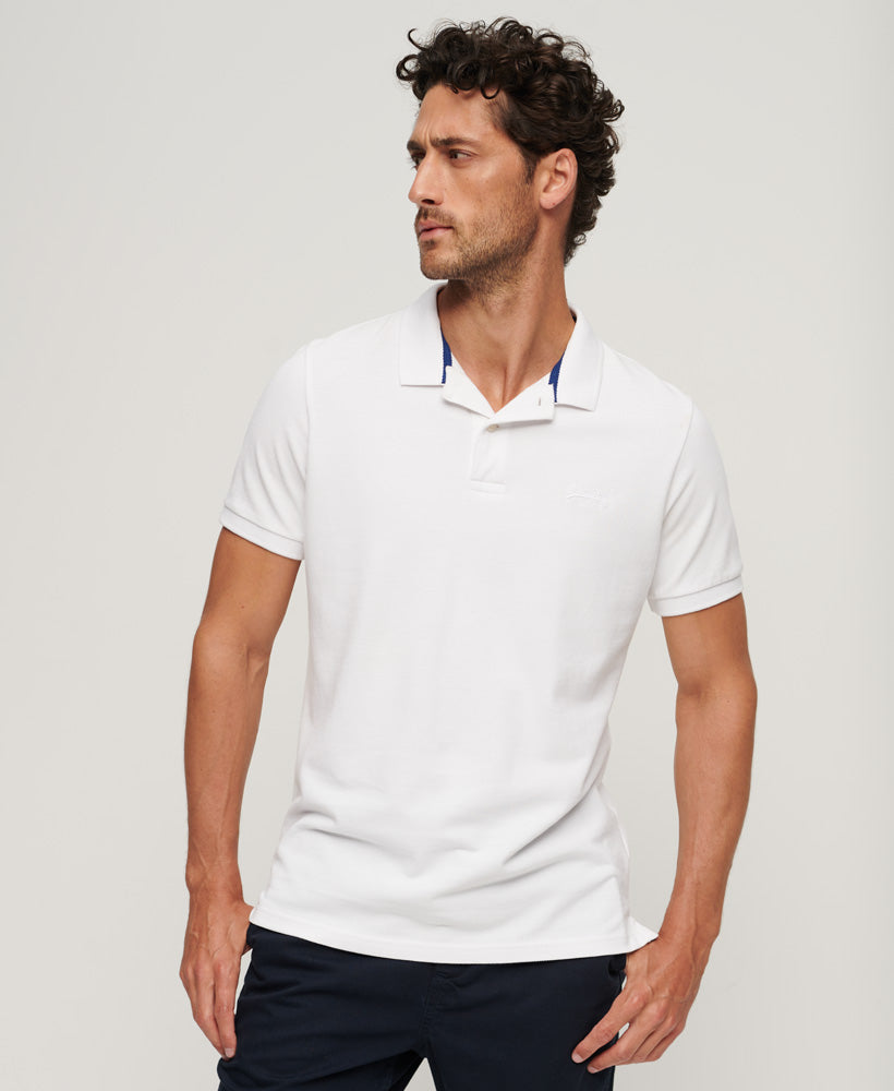 – Cotton Classic Pique Optic Shirt Superdry | Organic Polo