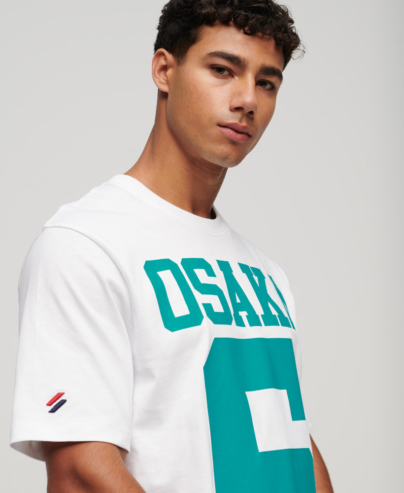 Osaka Logo Loose T-Shirt | Brilliant White