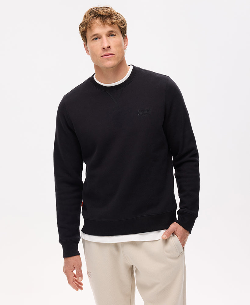 Essential Logo Crew Sweat | Black