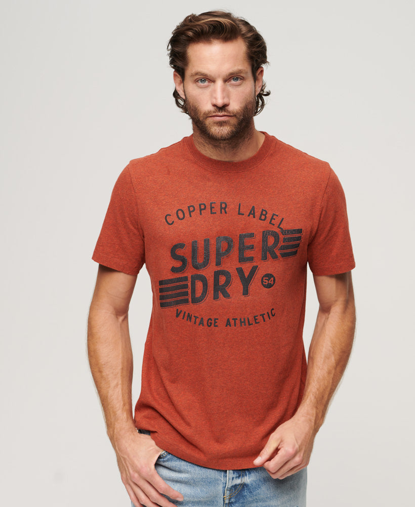 Copper Label Workwear T-Shirt | Copper Still Orange Grindle