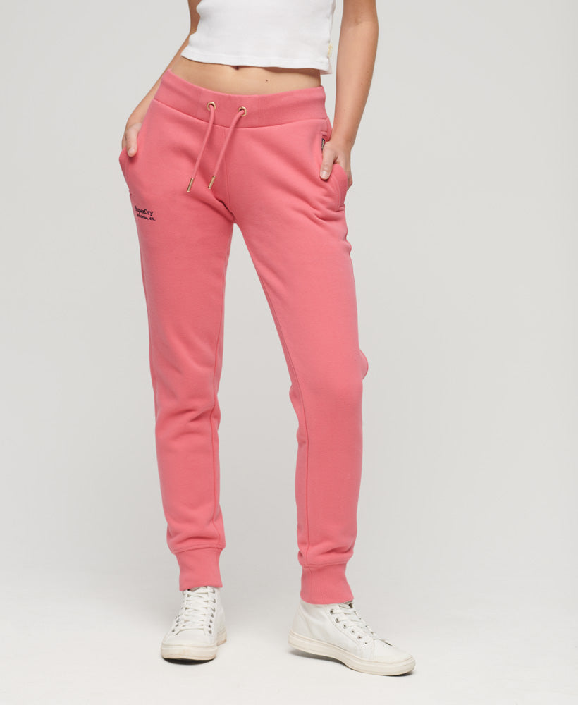 Essential Logo Slim Fit Joggers | Camping Pink