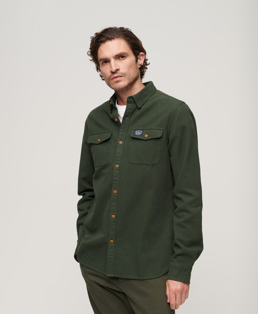 Trailsman Flannel Shirt | Enamel Green