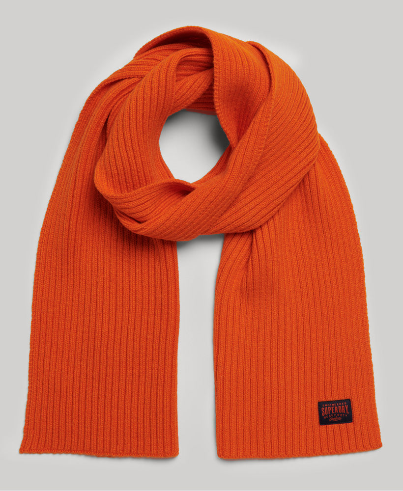 Workwear Knit Scarf | Jaffa Orange