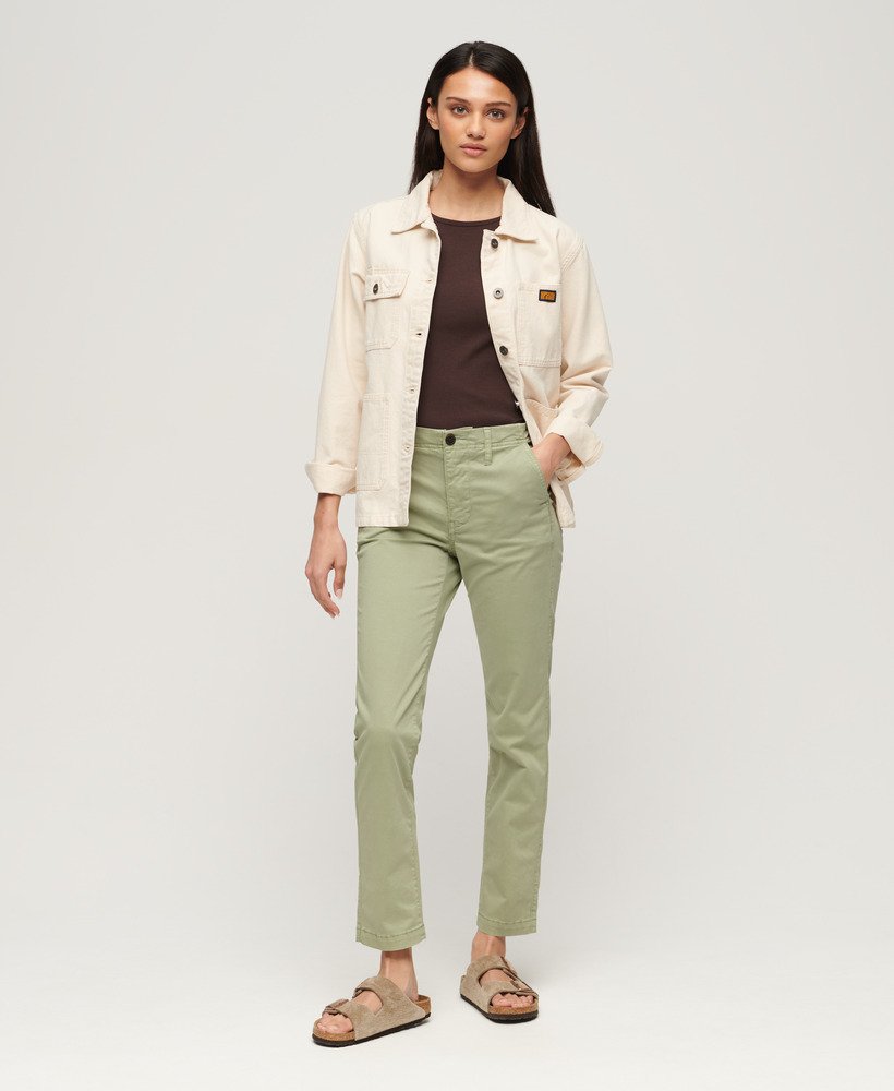 Mid Rise Chino | Dusty Mint Green – Superdry