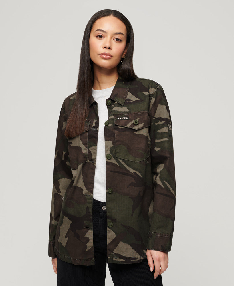 Military Overshirt Outline Camo