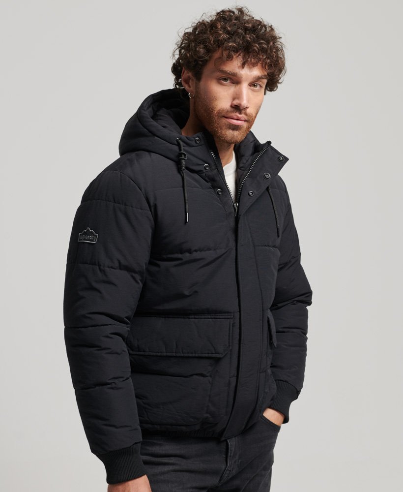 Mens Jackets Superdry Slim Snow Puffer Jacket Superdry Men's