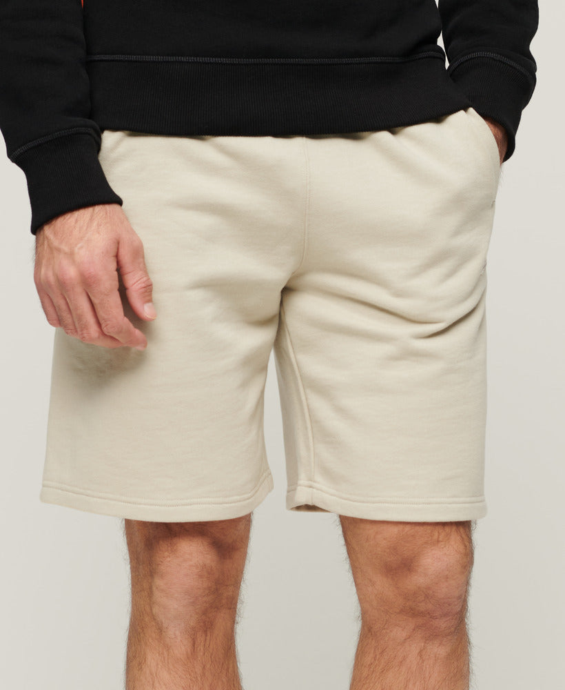 Essential Logo Jersey Shorts | Light Stone Beige