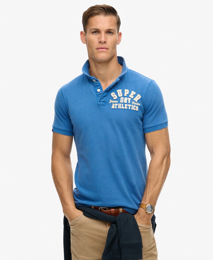 Vintage Athletic Polo | Voltage Blue