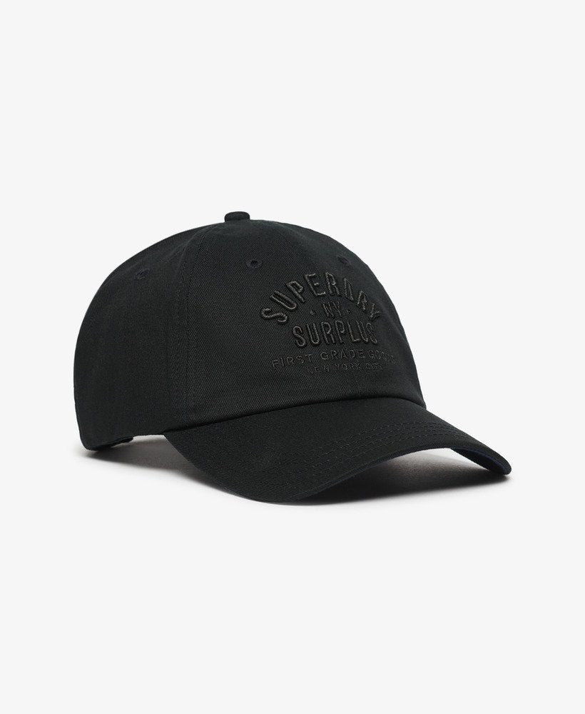 Graphic Baseball Cap | Jet Black