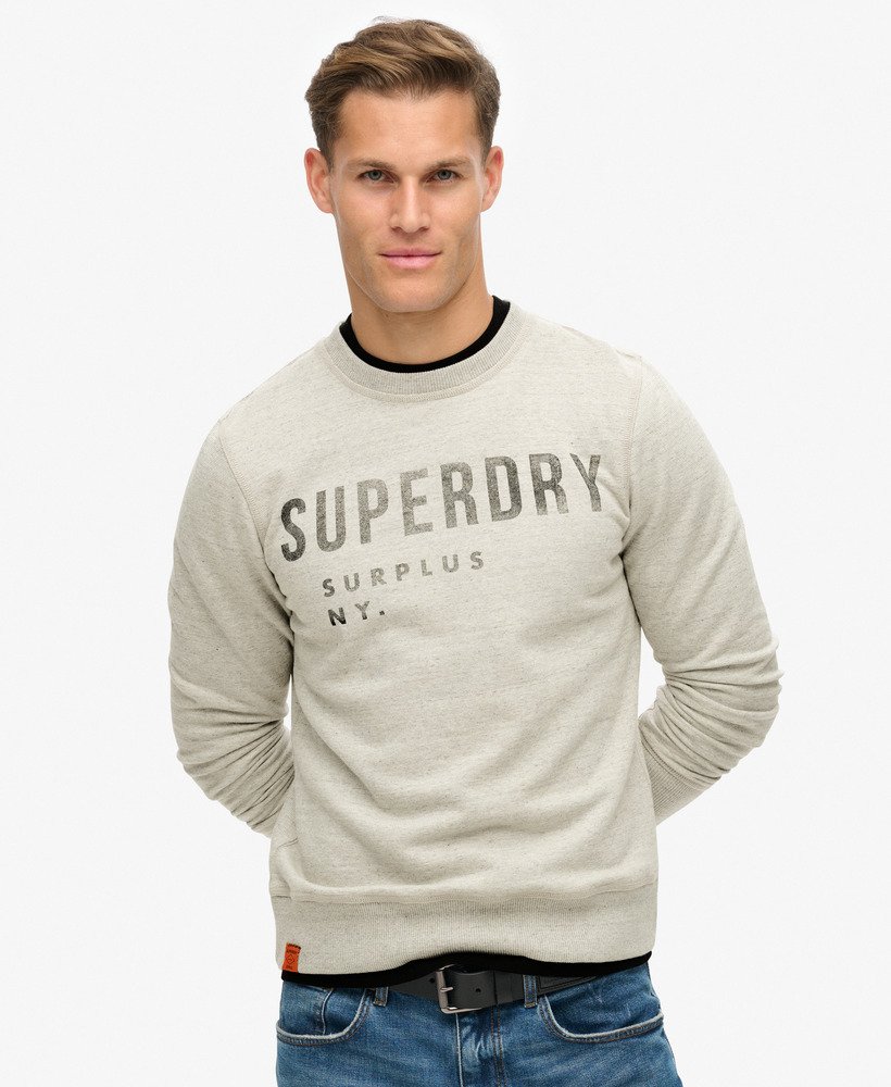 Surplus Graphic Crew | Washed Surplus Grey Feeder