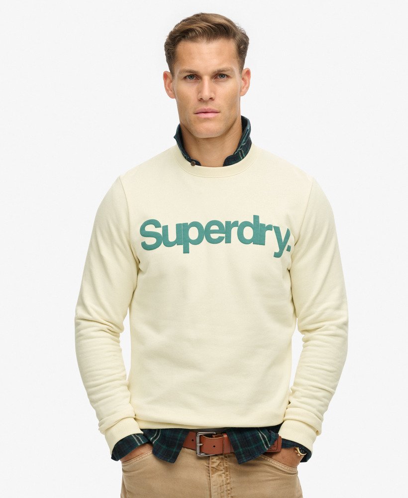 Classic Core Logo Sweatshirt | Oyster Cream