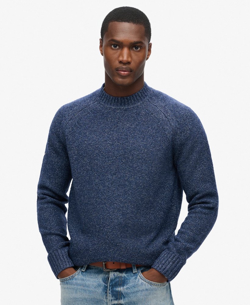 Chunky Raglan Jumper | Nautical Navy