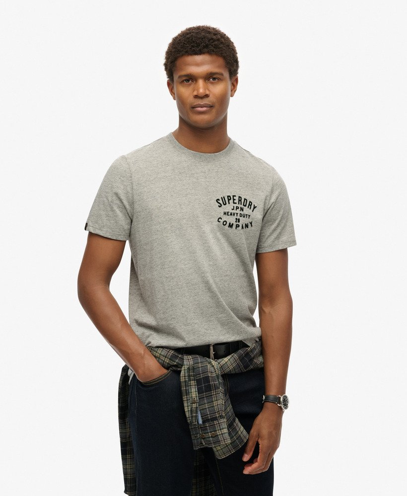 Machined Goods Workwear Tee | Athletic Grey Marle