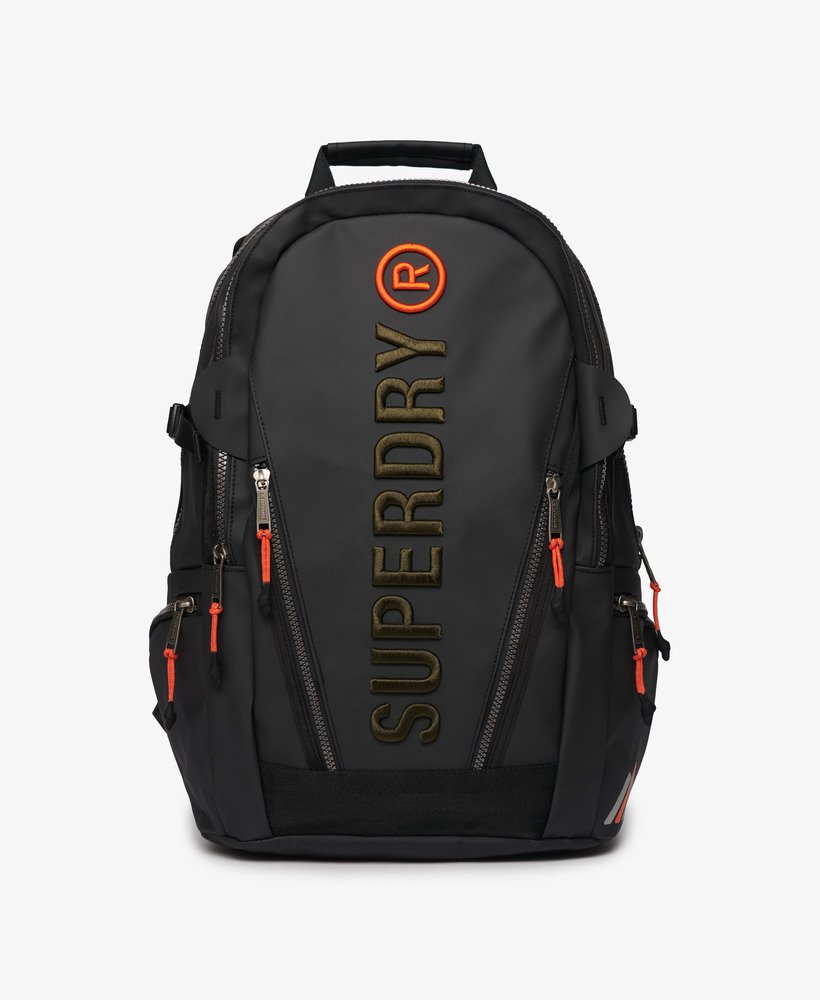 Tarp Embroidered Rucksack | Black/Khaki Green