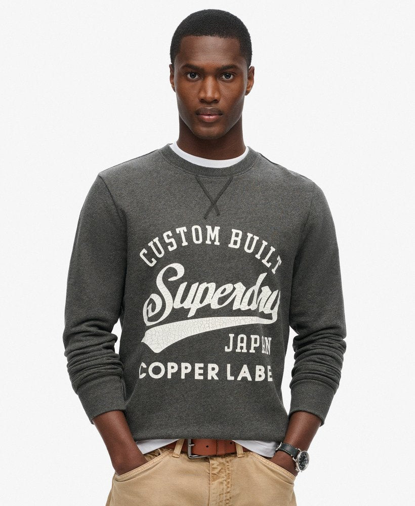 Copper Label Graphic Crew | Surplus Gravel Grey Grit