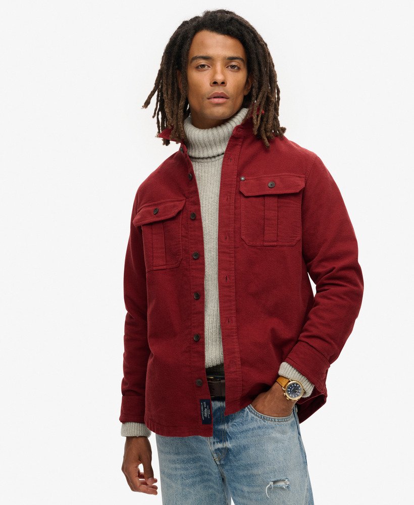 Merchant Overshirt | Wine Red