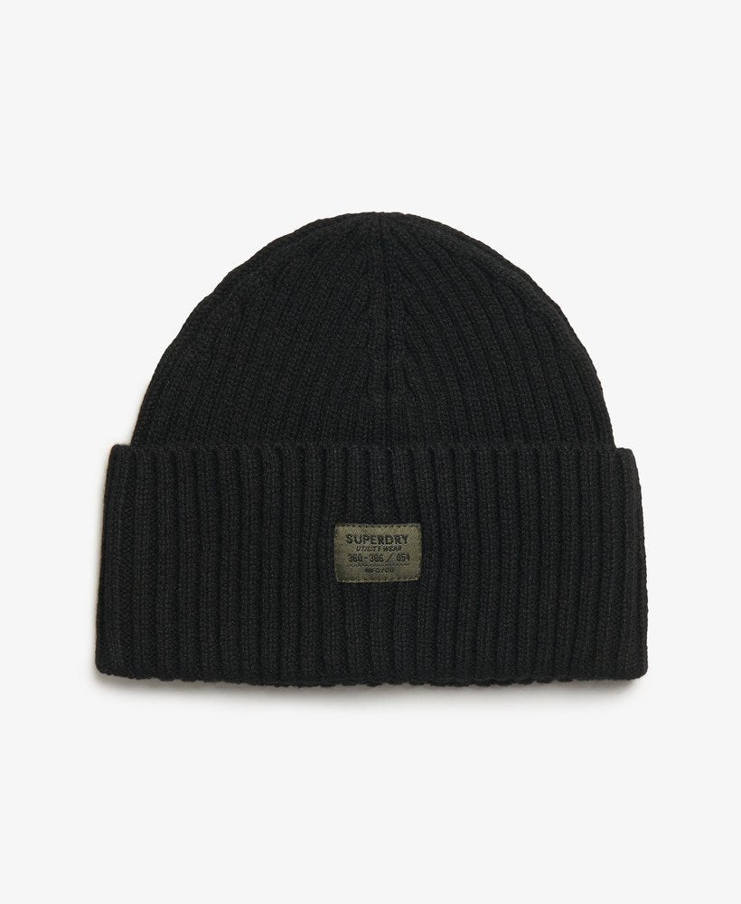 Workwear Knitted Beanie Hat | Black