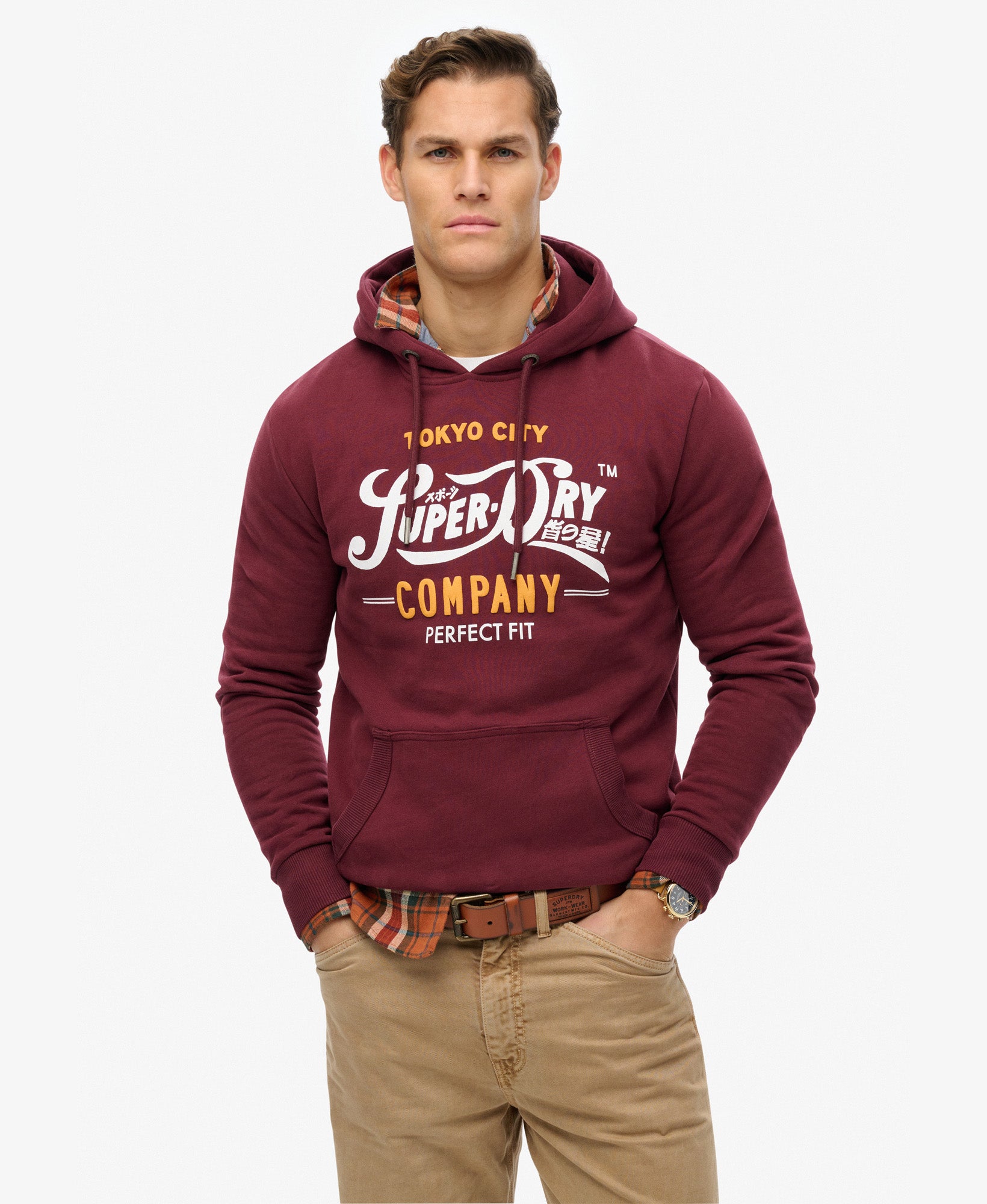 Perfect Fit Script Hood | Eclipse Navy – Superdry
