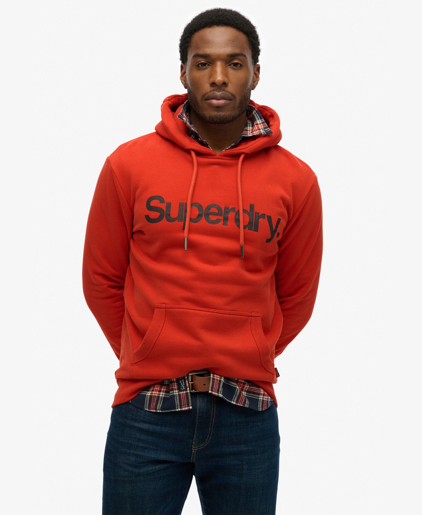 Core Logo Hood | Denim Co Rust Orange