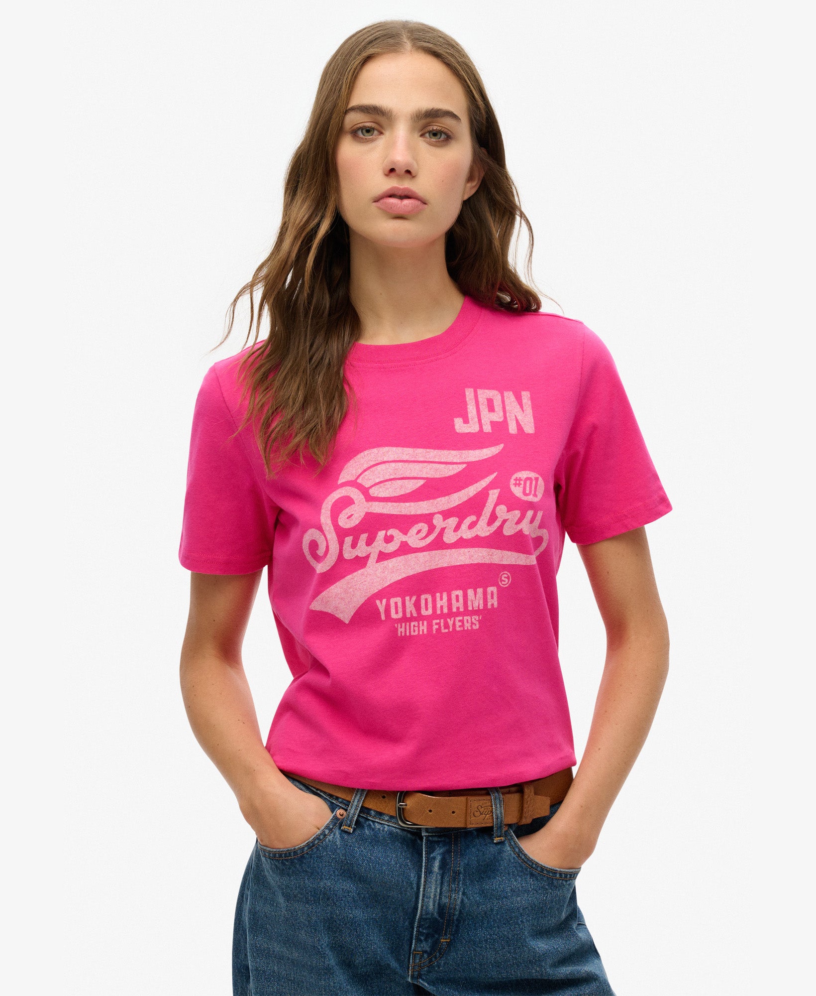 High Flyers Tee | Hot Pink