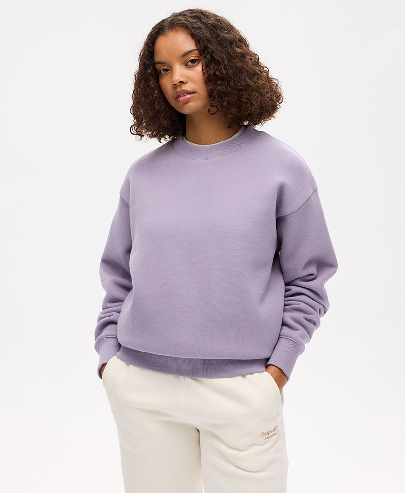 Essential Logo Crew Sweat | Brassica Lilac