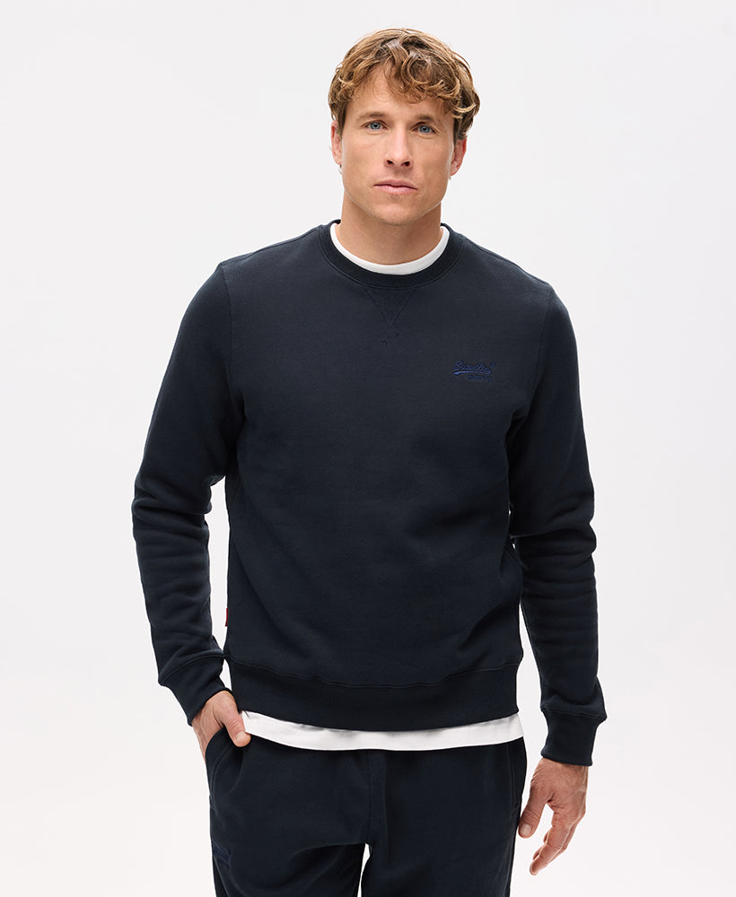 Essential Logo Crew Sweat | Eclipse Navy