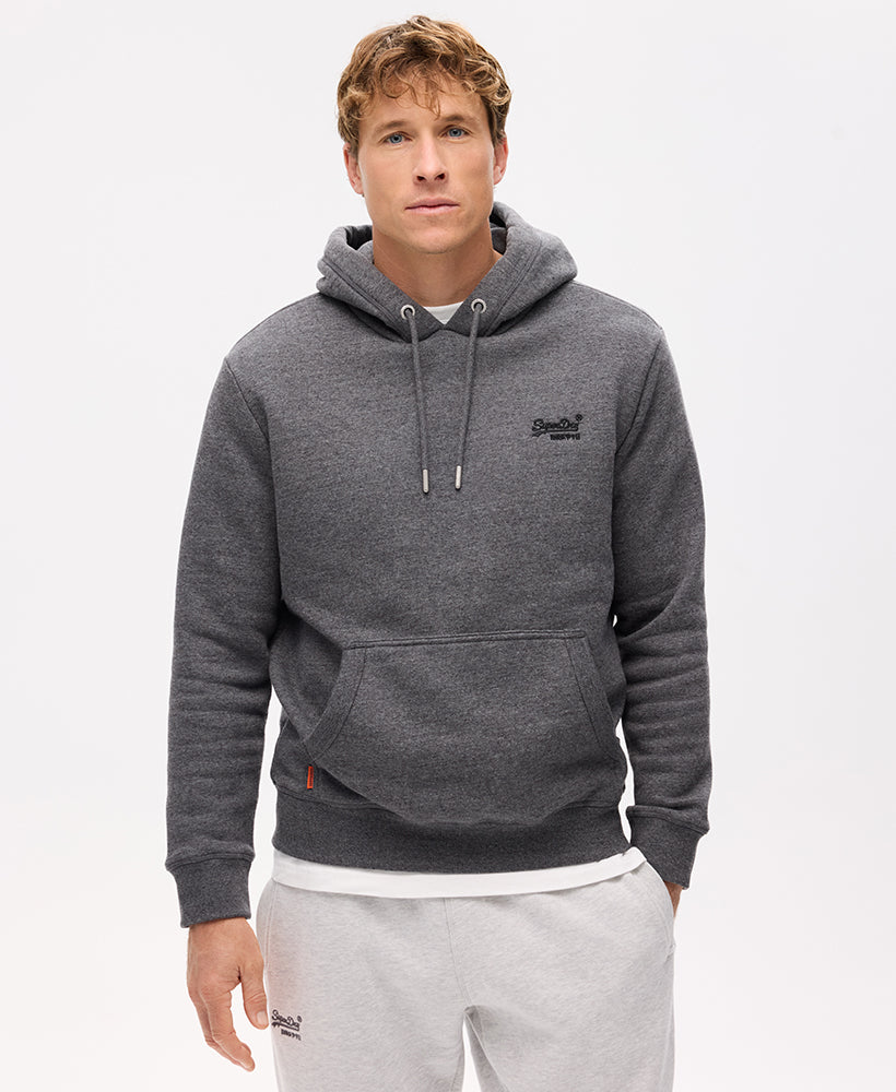 Essential Logo Hoodie | Carbon Grey Grit