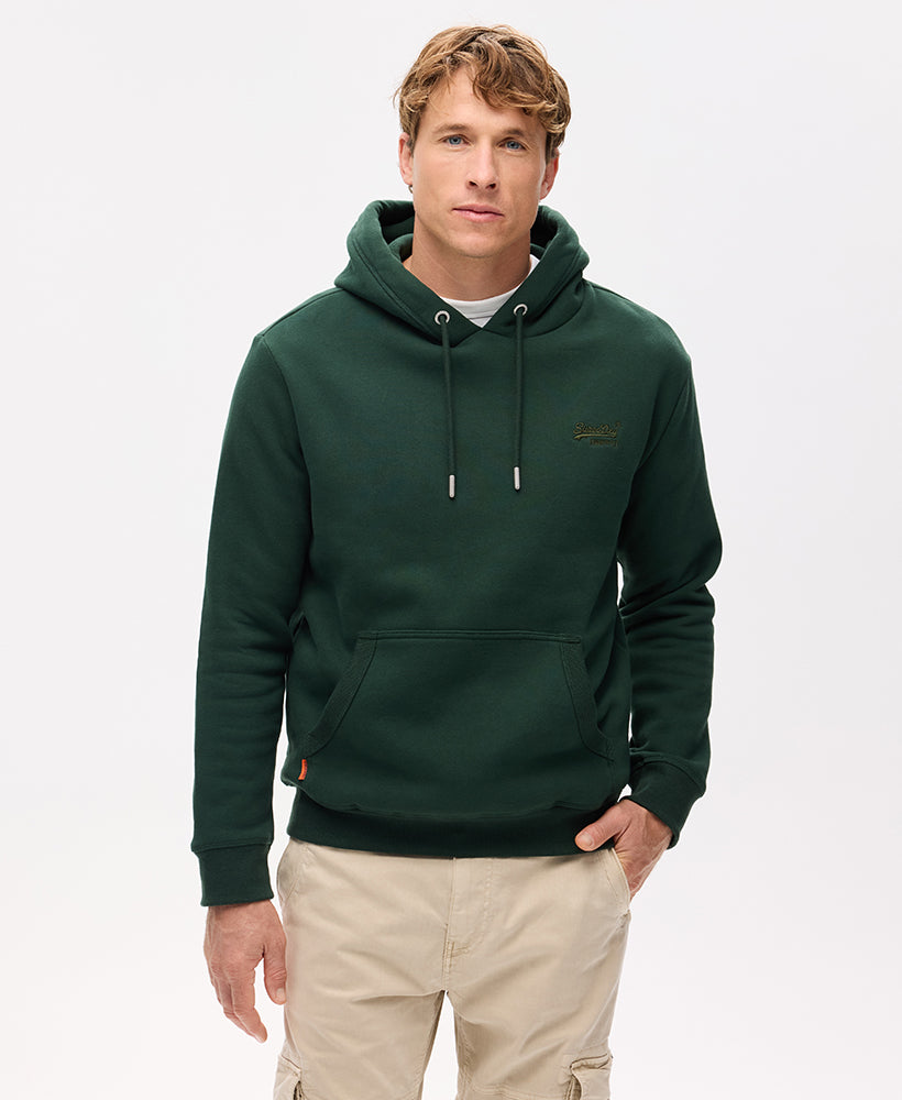 Essential Logo Hoodie | Enamel Green