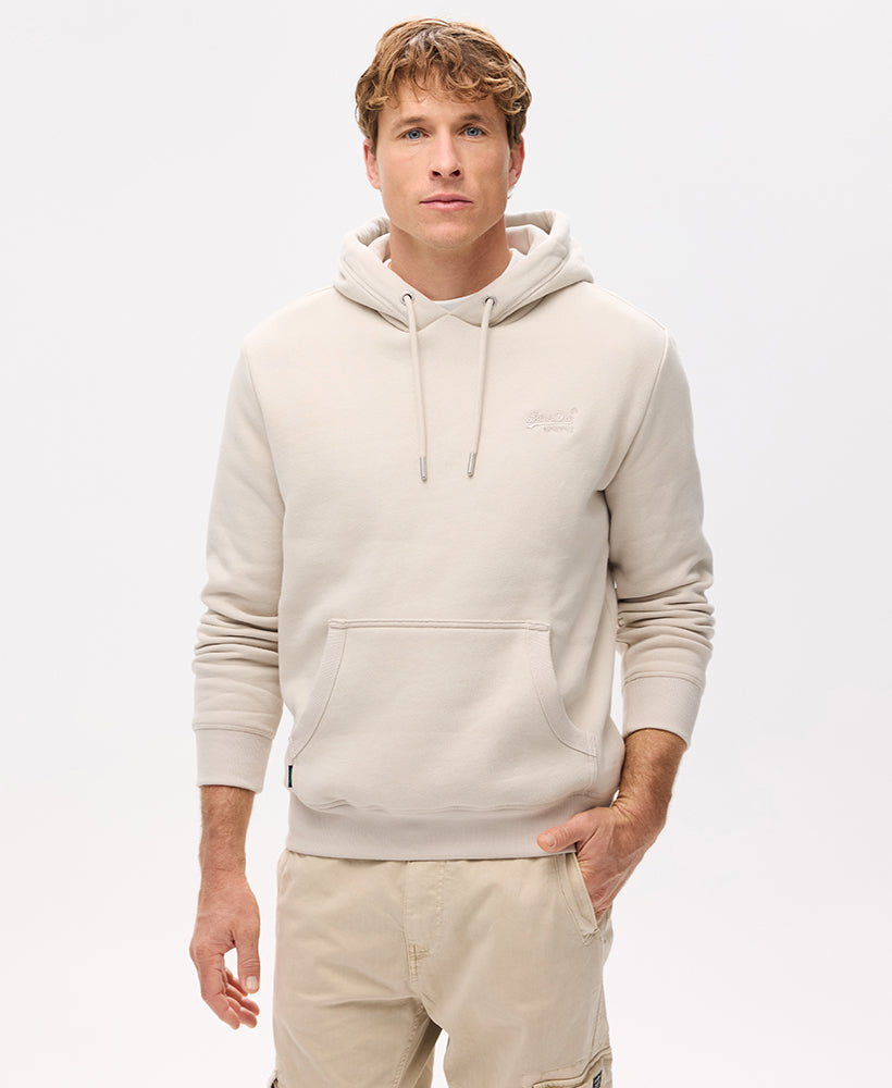 Essential Logo Hoodie | Light Stone Beige
