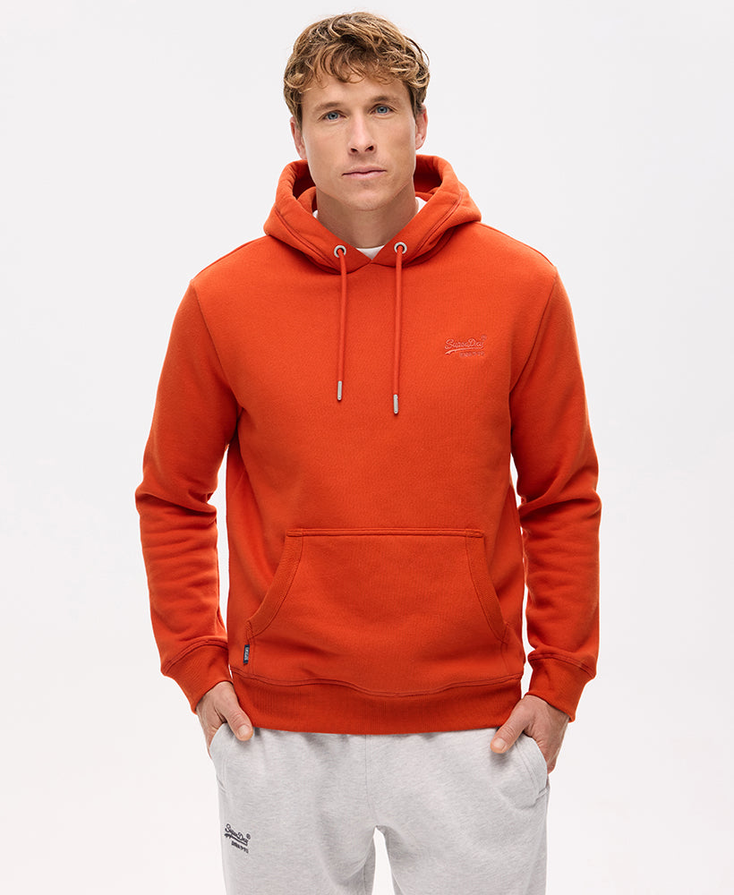 Essential Logo Hoodie | Denim Co Rust Orange