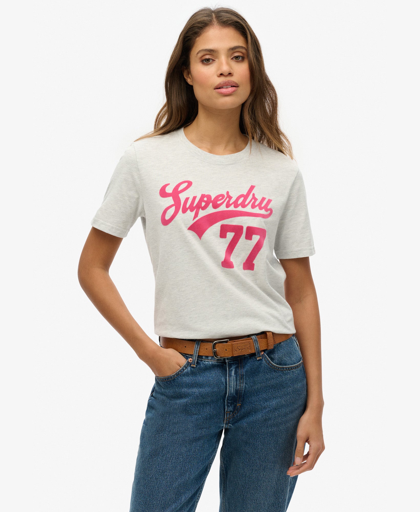 Super 77 Tee | Glacier Grey Marle