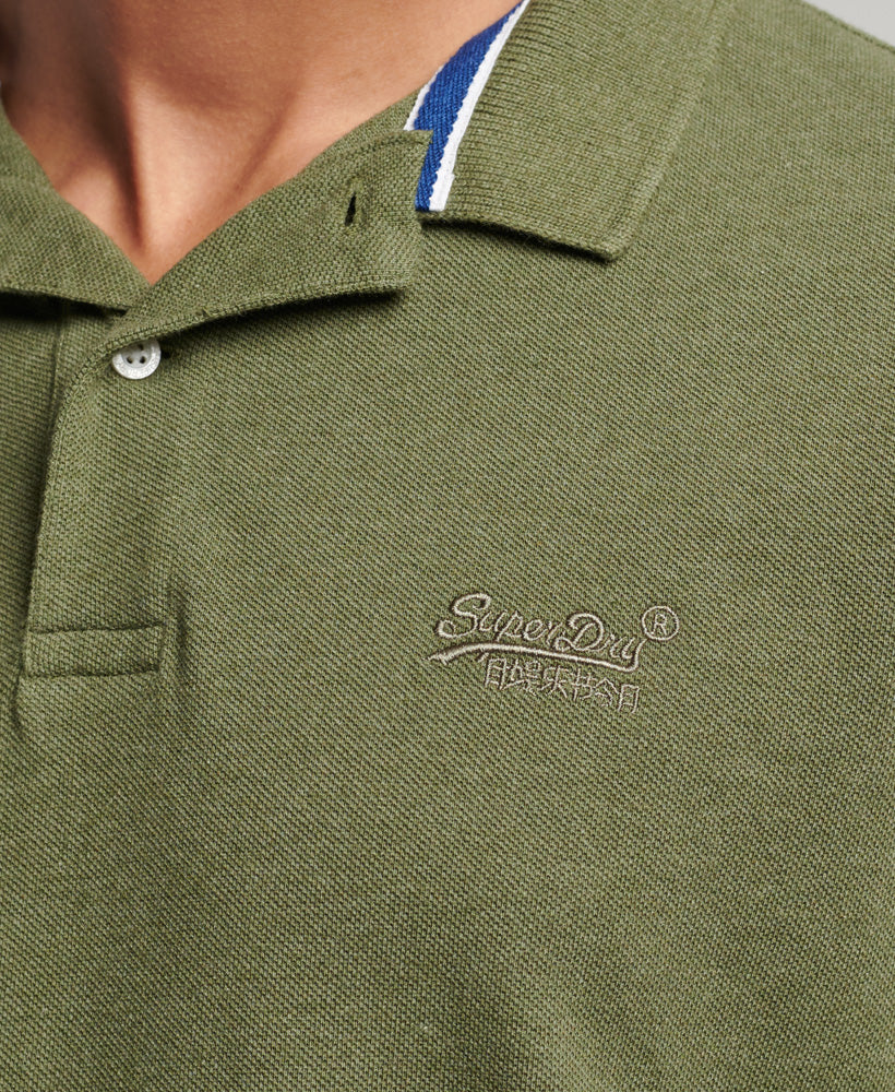 Classic Pique Polo Shirt | Thrift Olive Marle