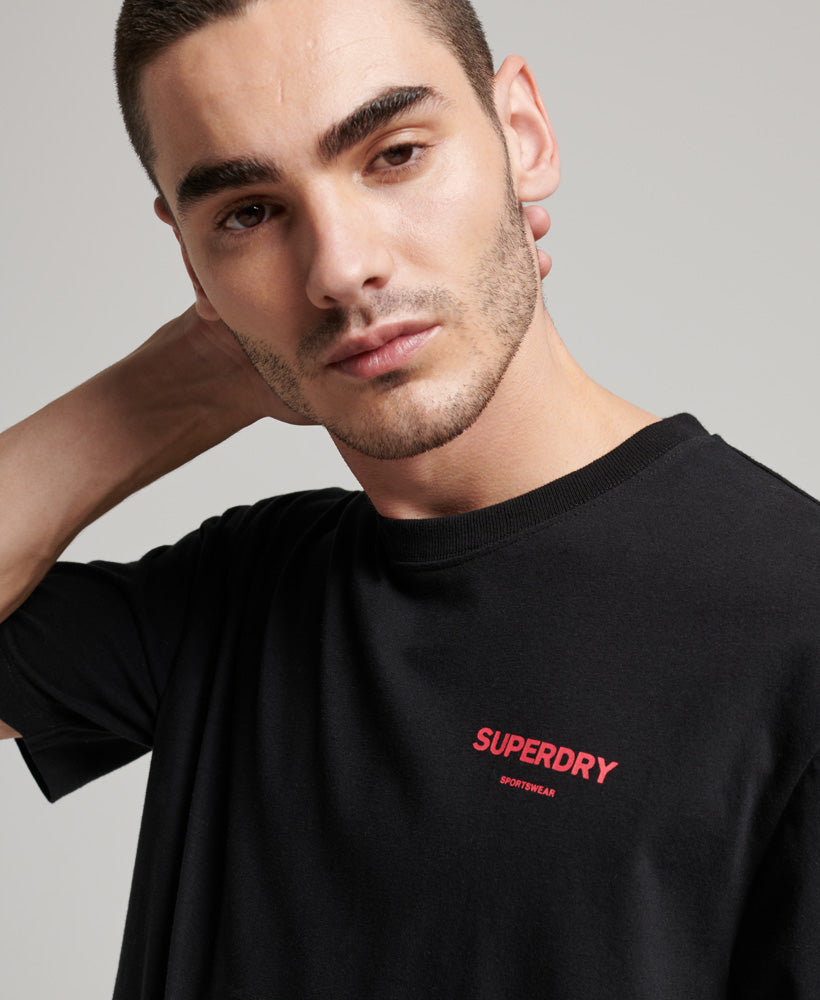 Superdry Sport Black Core Code – Shirt T |
