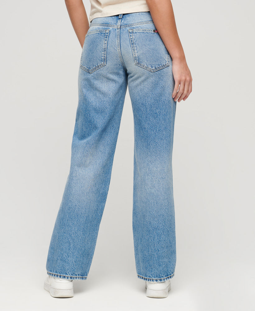 Organic Cotton Mid Rise Wide Leg Jean | Spring Vintage Custom 30