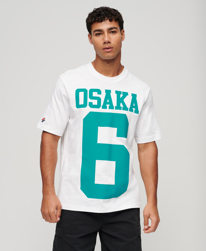 Osaka Logo Loose T-Shirt | Brilliant White