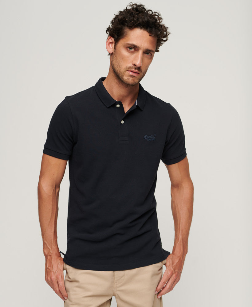 Organic Cotton Classic Pique Polo Shirt | Eclipse Navy