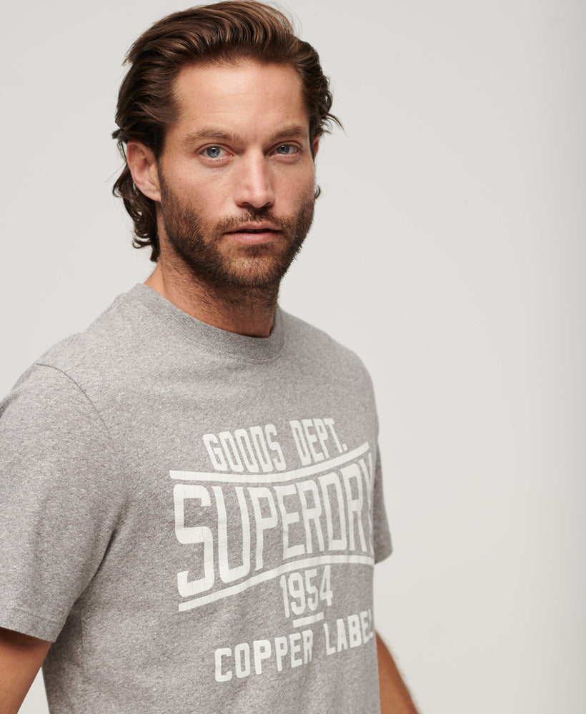 Copper Label Workwear T-Shirt | Steel Grey Grindle